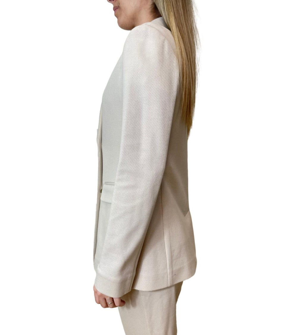 Max Mara Ivory White Mmlrotondo Polyamide Jacket