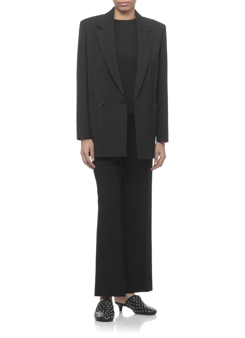 Ash Black Eloise Studded Leather Sabot