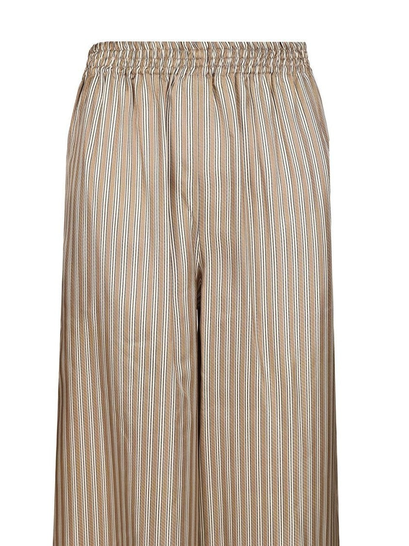 Max Mara Wide-Leg Silk Pants