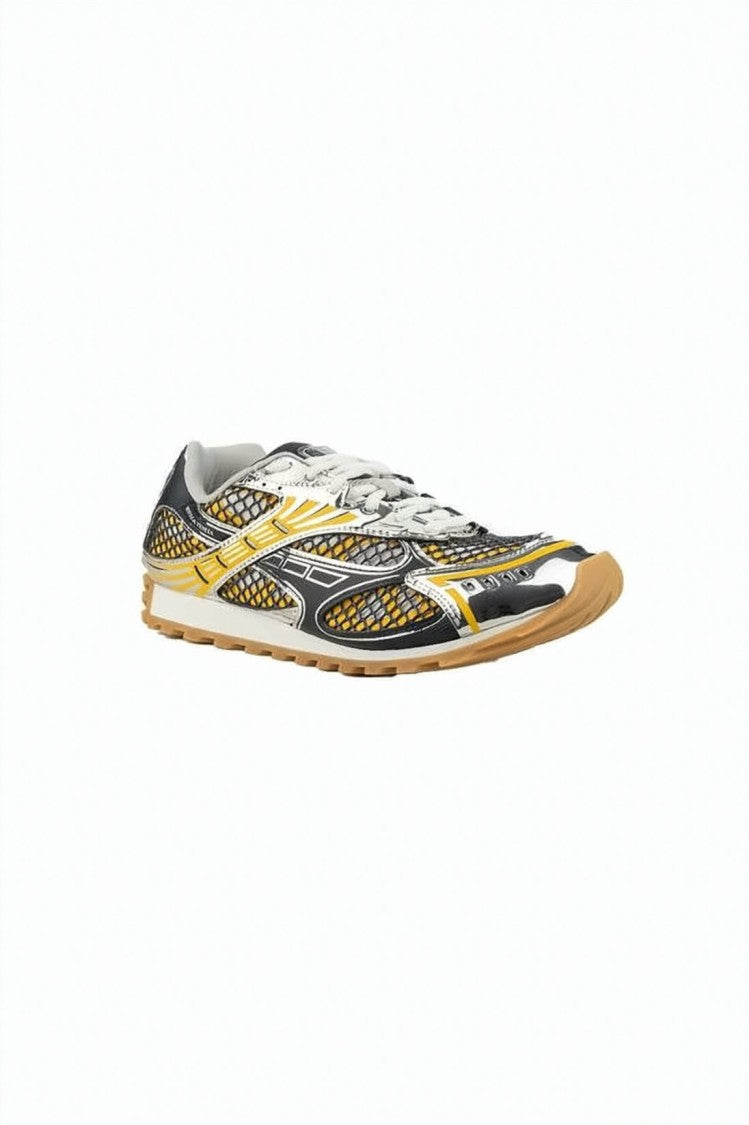 Bottega Veneta Dynamic Mesh Sneakers With Intricate Pattern Details