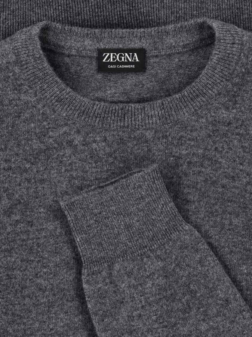 Zegna Cashmere Sweater – Grey