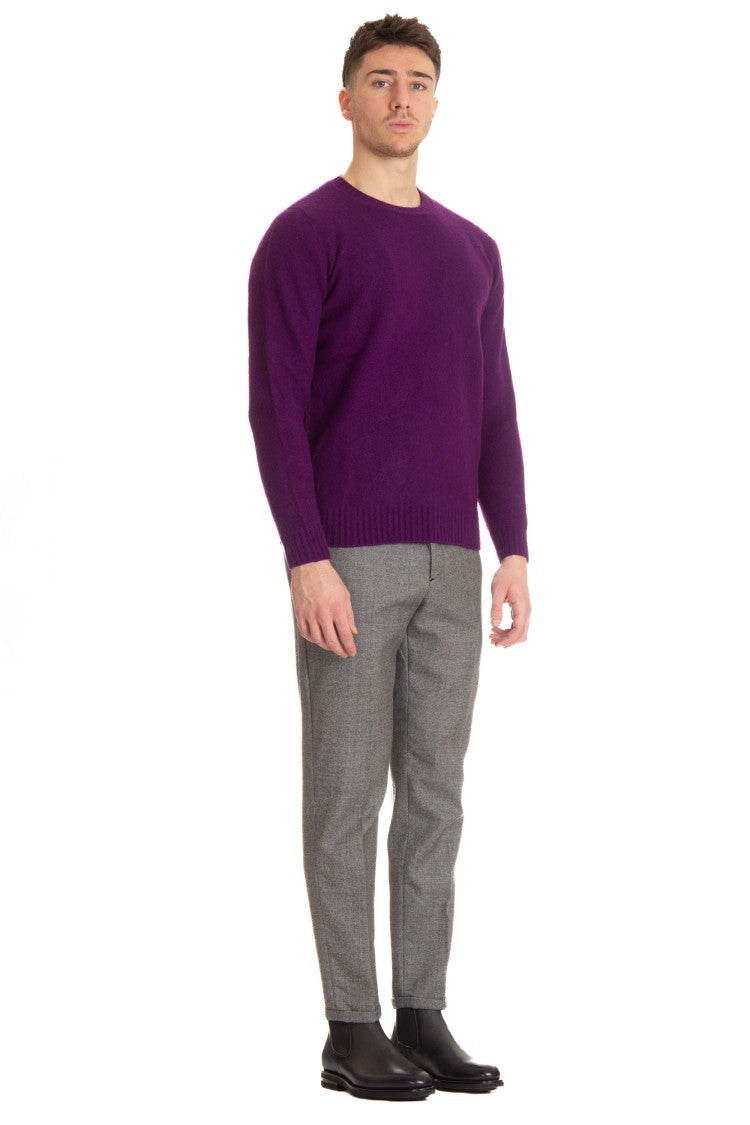 Drumohr Brushed Wool Crewneck Sweater