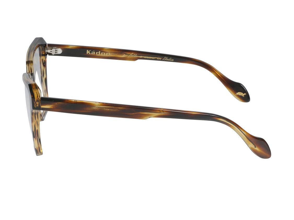Kador Tortoiseshell Vanessa Light Geometric Oversized Eyeglasses