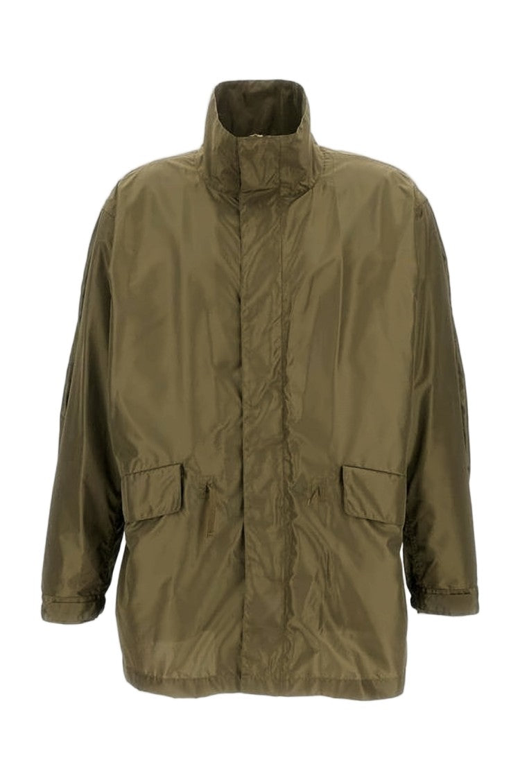 Kaptain Sunshine Boxy-Cropped Jacket With High Stand Collar