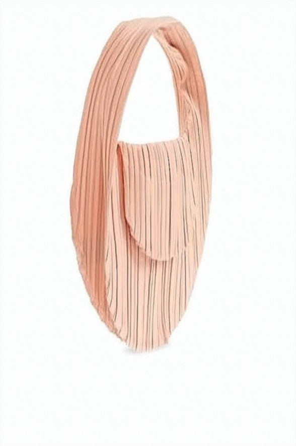 Pleats Please Pleated Texture Tote Bag With Rounded Silhouette