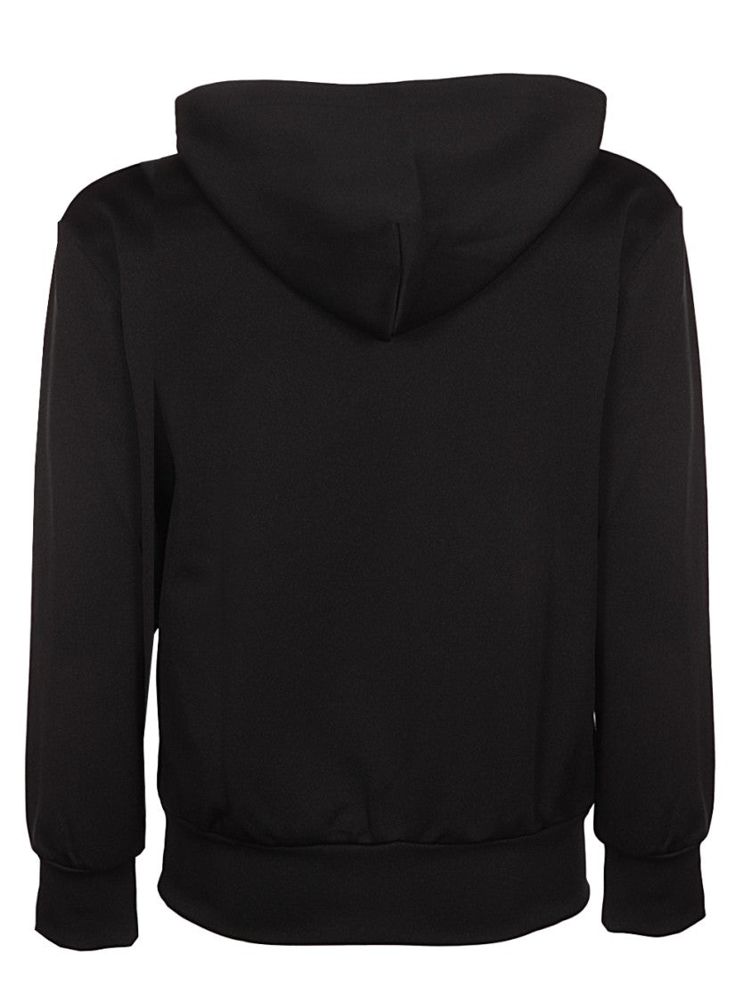 Comme Des Garçons Hooded Sweatshirt With Iconic Heart Logo