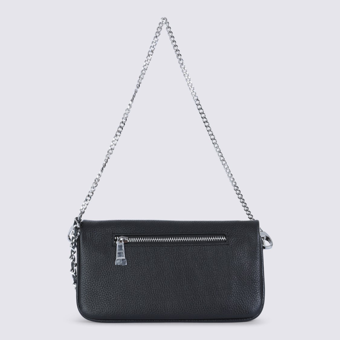 Zadig & Voltaire Black Leather Rock Nano Shoulder Bag