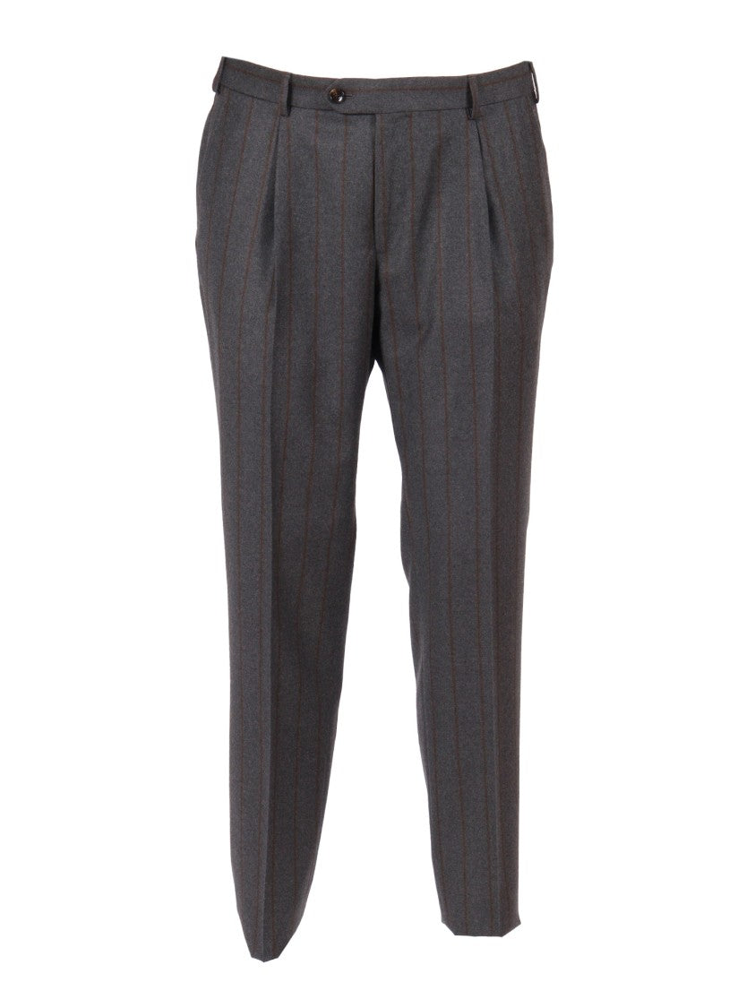 Luigi Bianchi Tailored Classic Men's Suit With Structured Shoulders