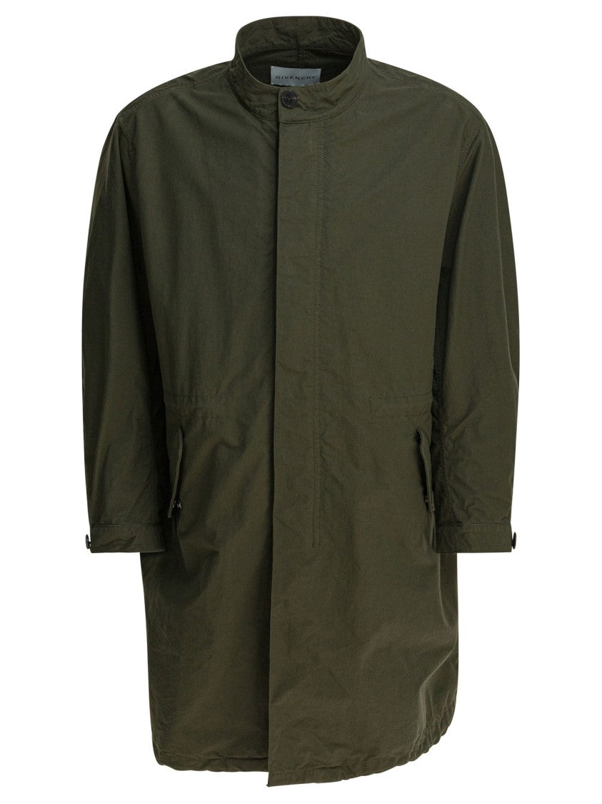 Givenchy Cotton-Polyamide Blend Parka With Minimalist Design