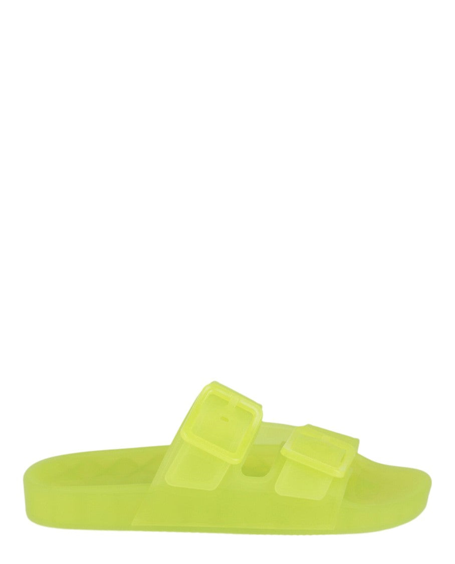 Balenciaga Dual-Strap Platform Sandals With Buckle Detail
