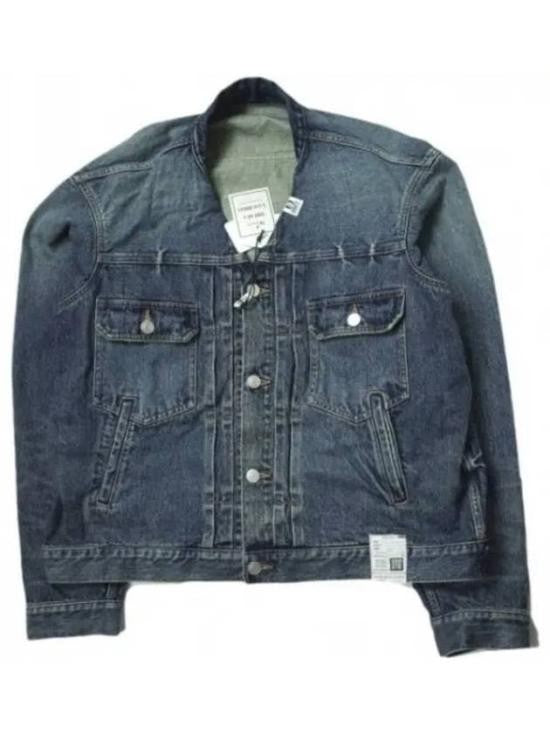Maison Mihara Yasuhiro Classic Button-Up Denim Jacket With Flap Pockets