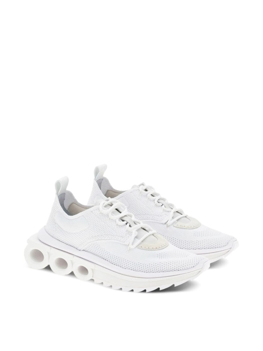 Ferragamo Nima Gancini Logo Runner Sneakers