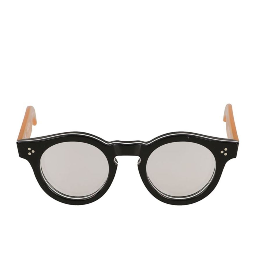Kador Mondo Round Frame Sunglasses With Glossy Front