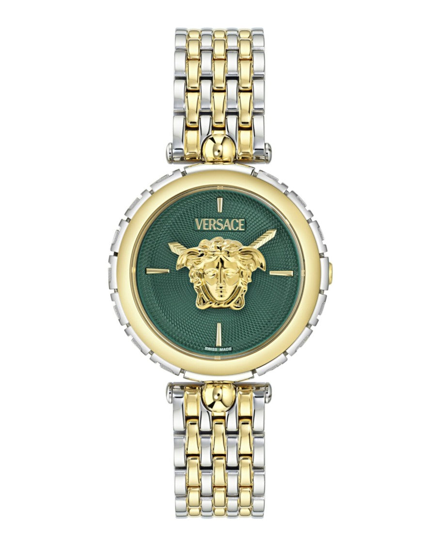 Versace Medusa Heritage Bracelet Watch With Two-Tone Case