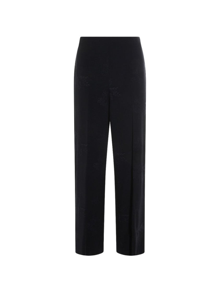 Twin-Set Dark Blue High-Waisted Palazzo Pants