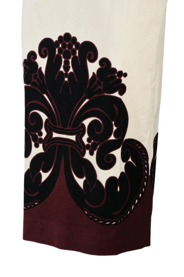 La Double J Velvet Skirt - Cream