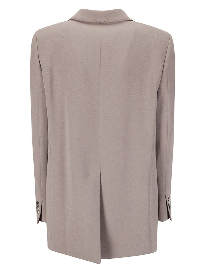 Alberto Biani Single-Breasted Jacket With Classic Collar And Structured Fit