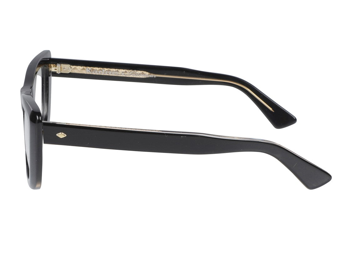 Kador Black Lolita/K-V Glossy Oversized Square Sunglasses