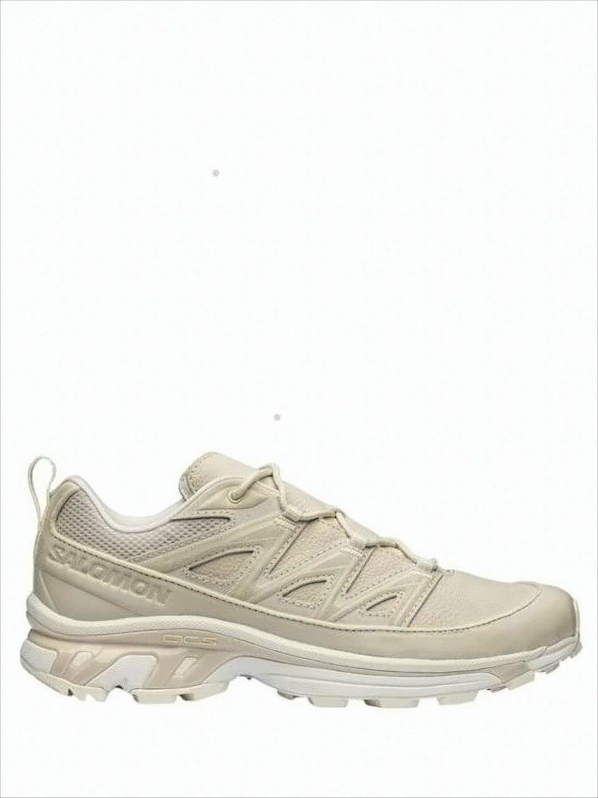 Salomon Streamlined Neutral-Tone Sneakers With Textured Rubber Sole