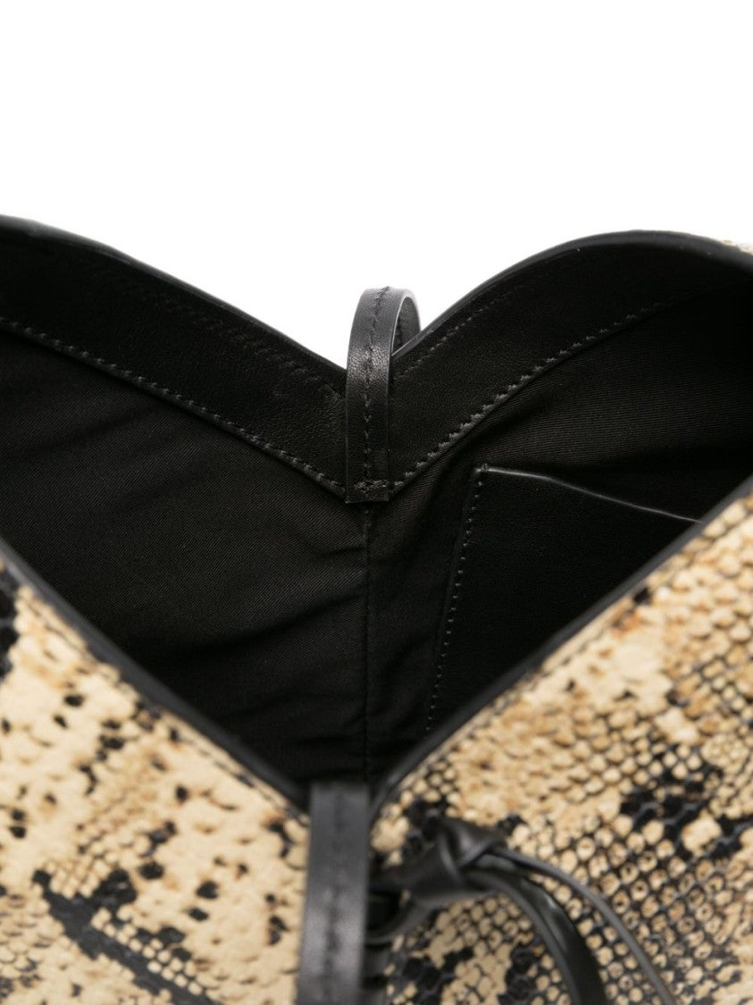 Isabel Marant Snakeskin Pattern Shoulder Bag With Structured Design