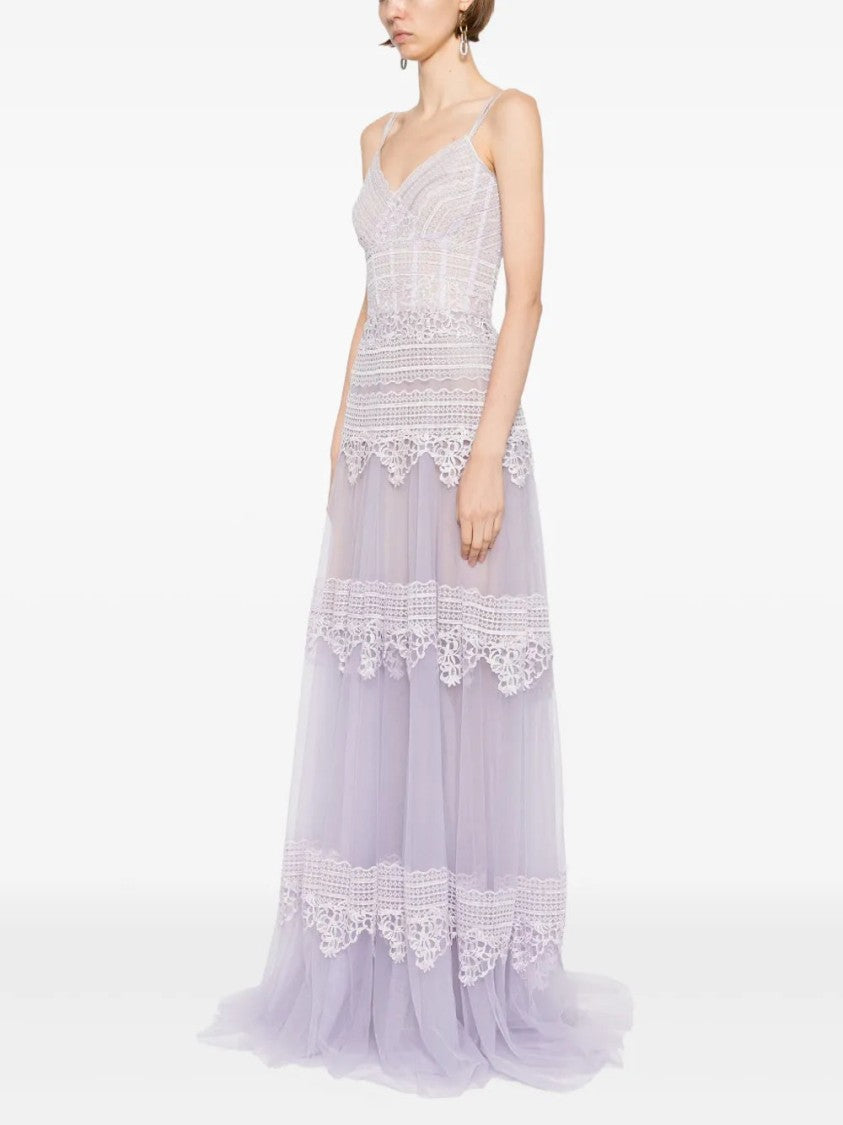 Saiid Kobeisy Lace Long Dress