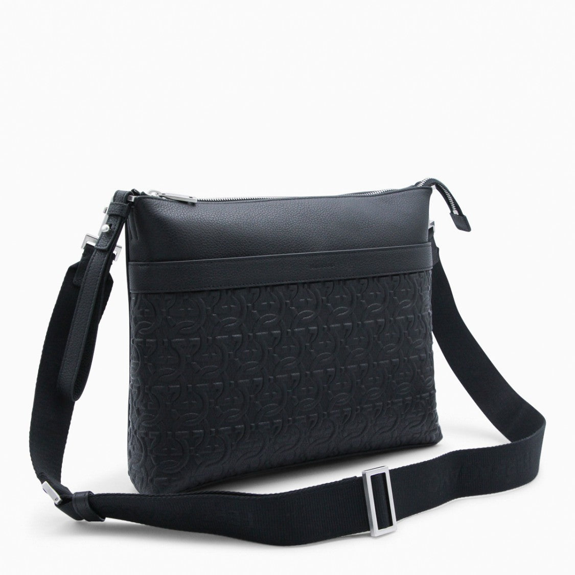 Ferragamo Structured Black Bag With Clean Lines