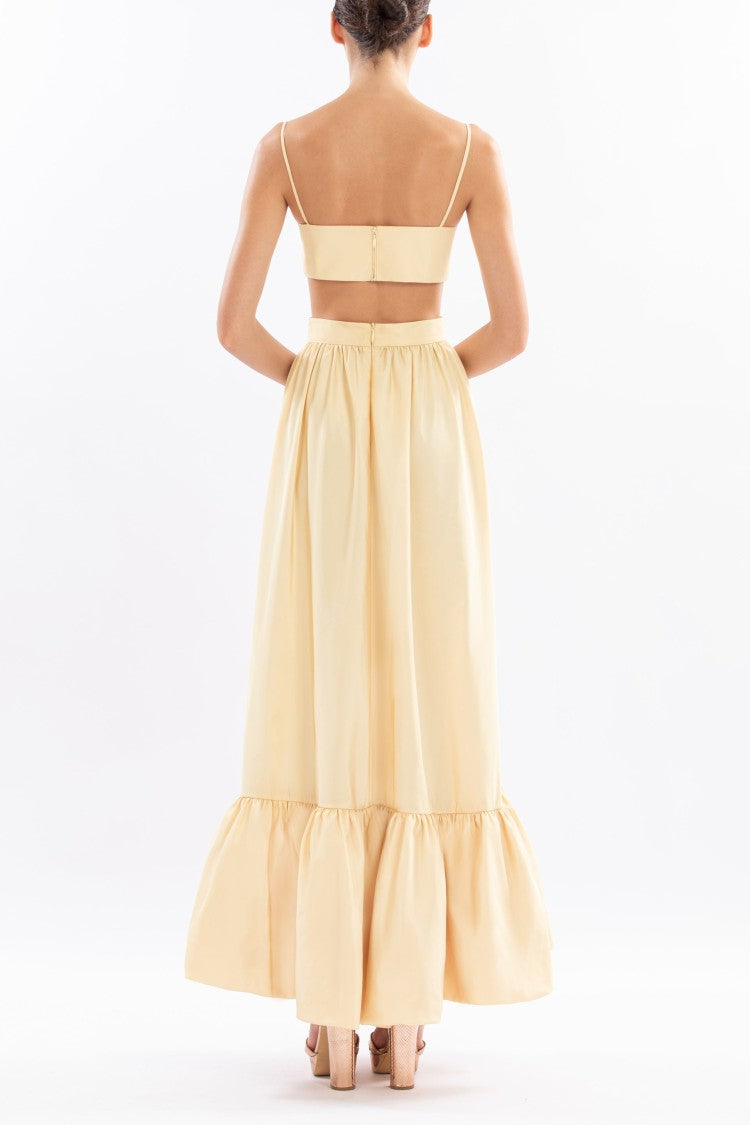 Saiid Kobeisy Taffeta Midi Dress