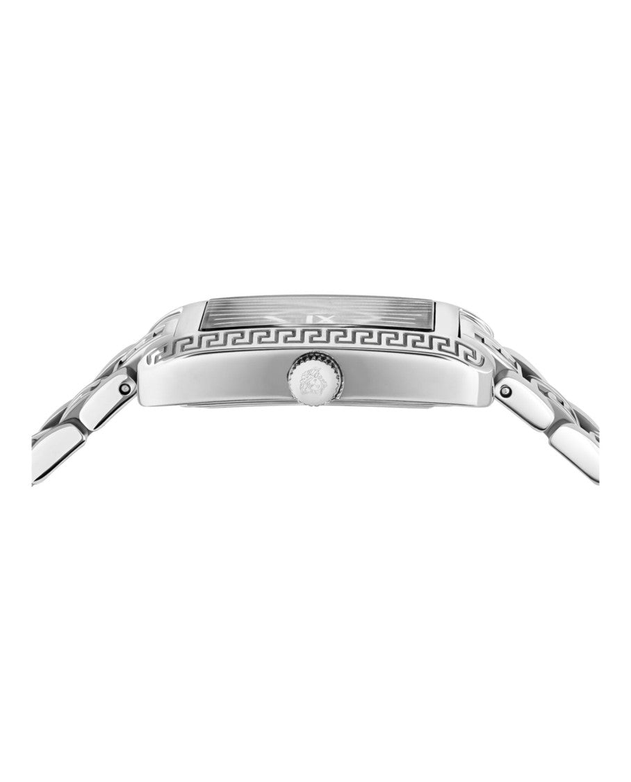 Versace Tonneau Bracelet Watch With Greek Key Design