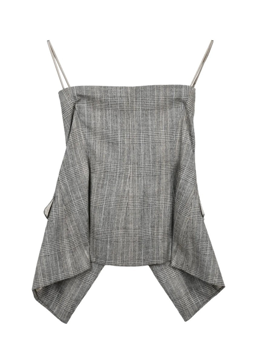 Marella Grey Viscose-Blend Fatuo Top