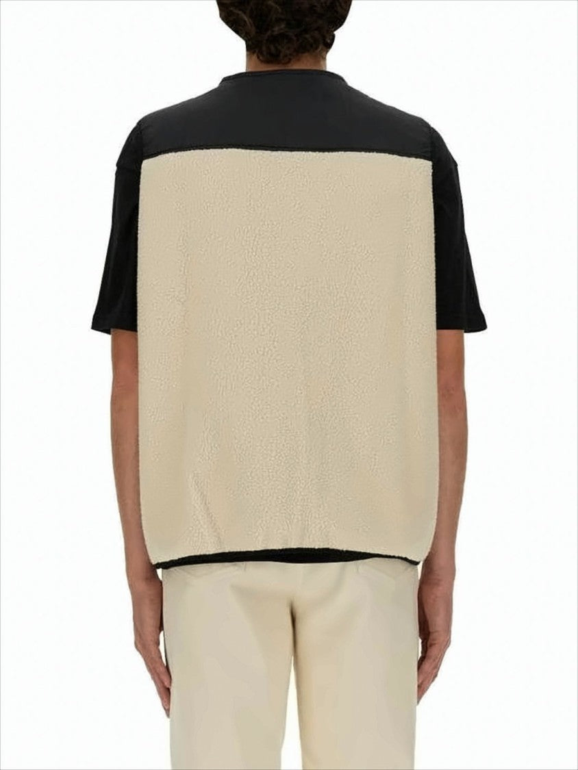 A.P.C. Textured Fleece Vest With Zip-Up Front