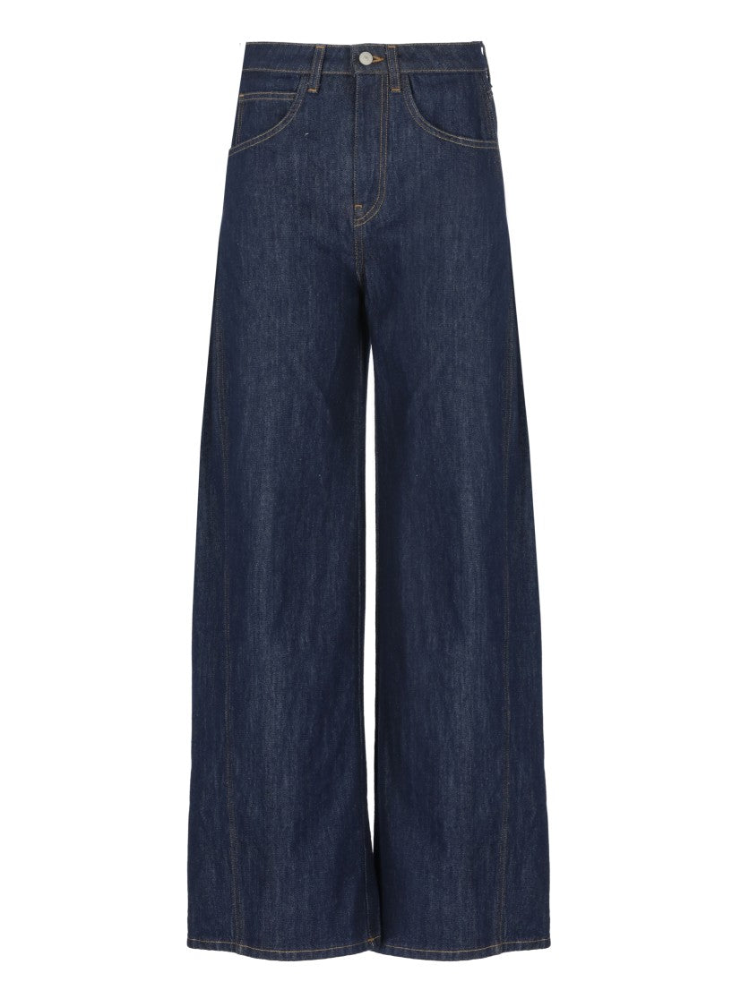 Dondup Blue Dond Up Denim Palazzo Jeans