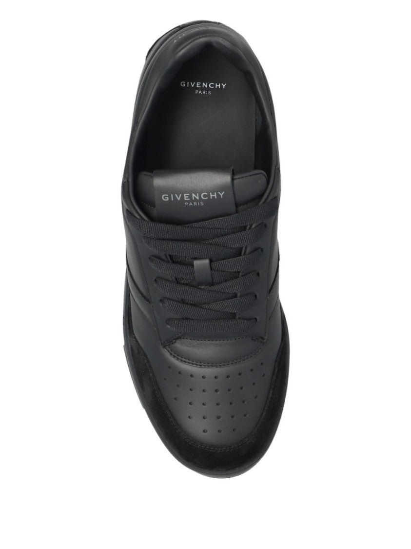 Givenchy Black Calf Leather Low-Profile Flat Shoes