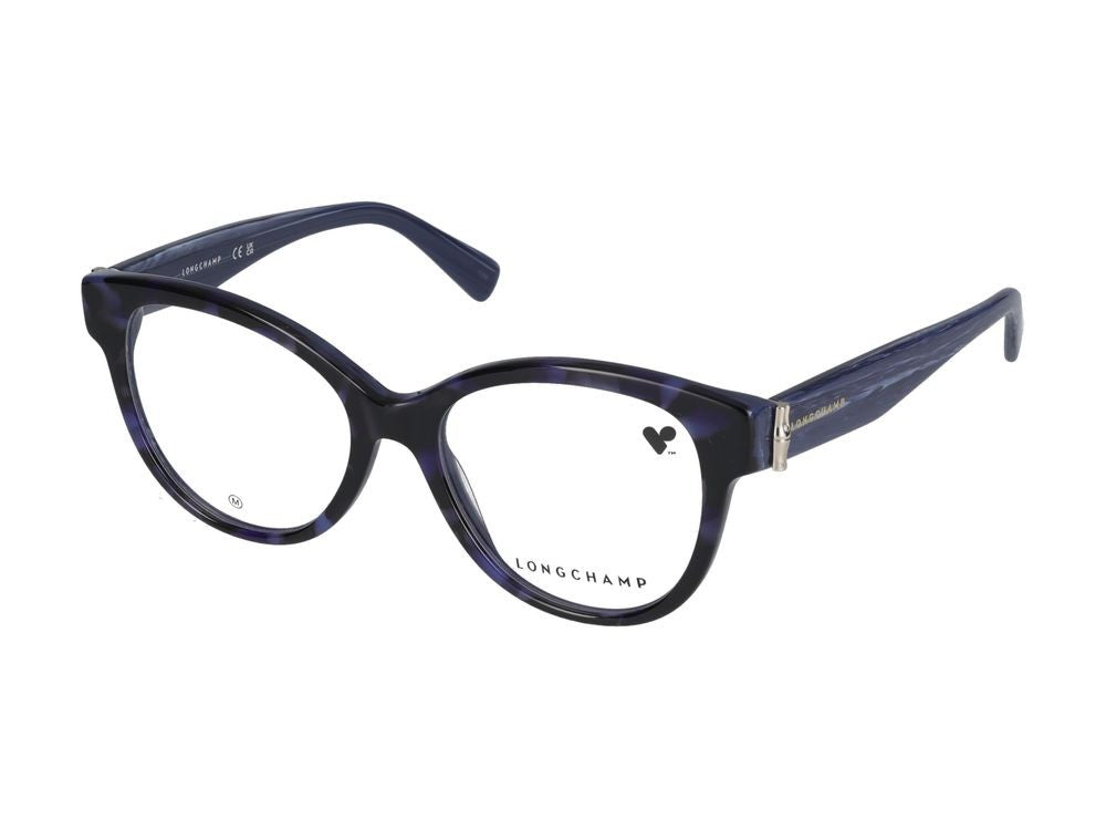 Longchamp Eyeglasses Lo2714 430 Blue Havana 52/17/140