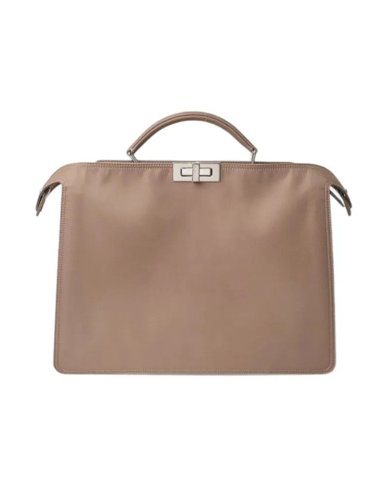 Fendi Peekaboo Iseeu Medium Nylon Beige