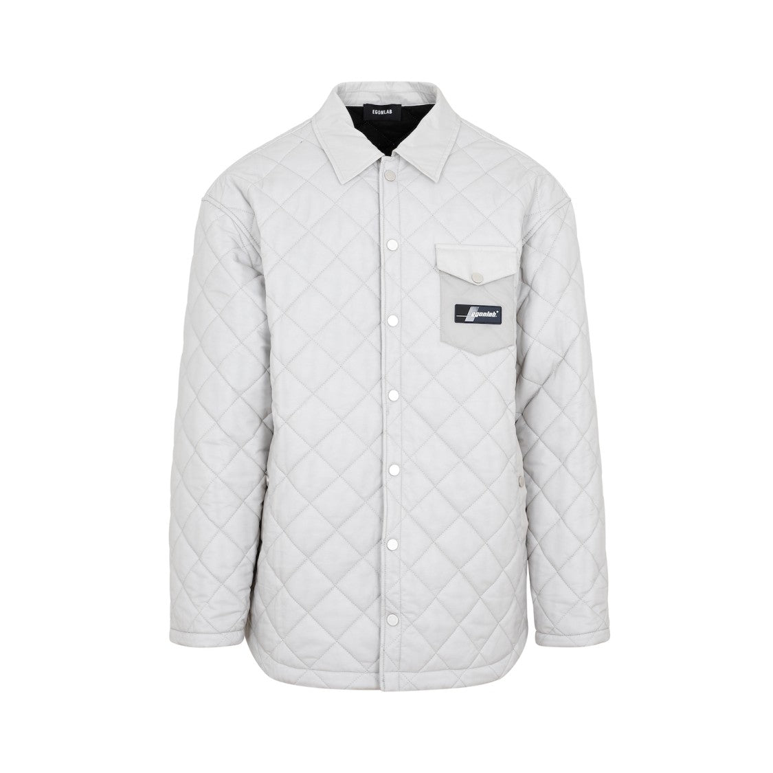 Egonlab Grey Quilted Shirt