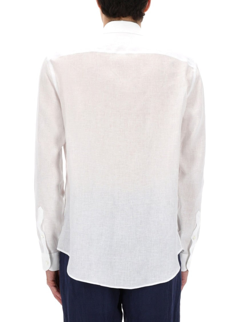 Emporio Armani Pointed Collar Left Chest Shirt