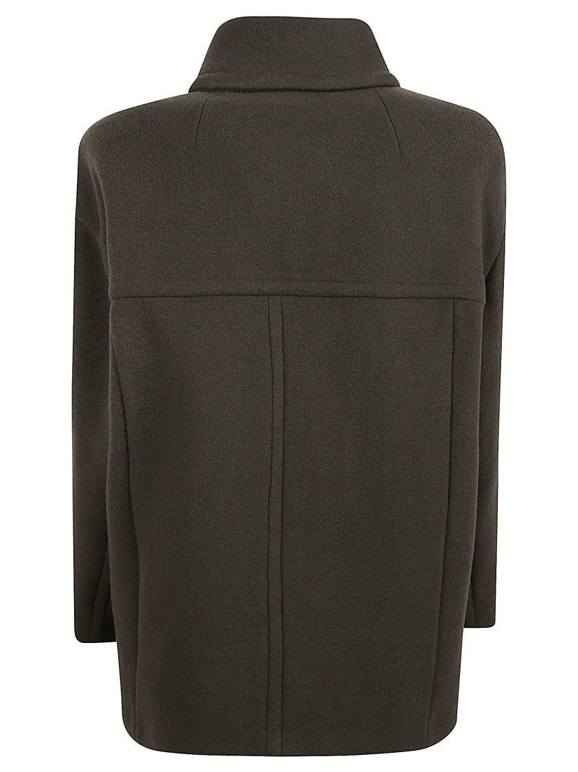 Isabel Marant Short 'Fiby' Coat In Wool Blend