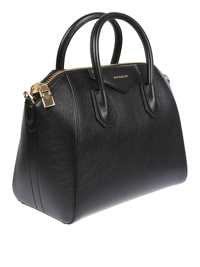 Givenchy Pebbled Leather Handbag With Structured Silhouette