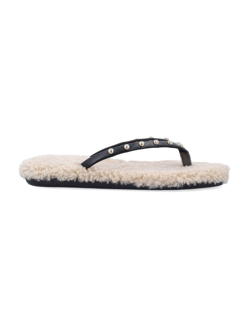 Ancient Greek Sandals Thong Sandals With Luxurious Sheepskin