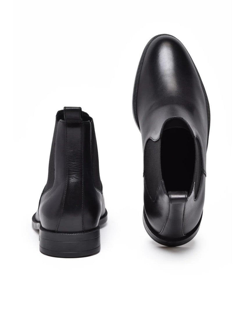 Boss Black Leather Chelsea Boots