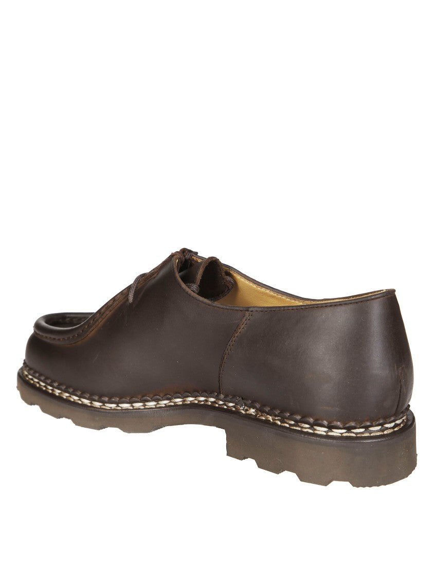 Paraboot Moccasin-Style Gringo Loafers With Polished Leather Finish