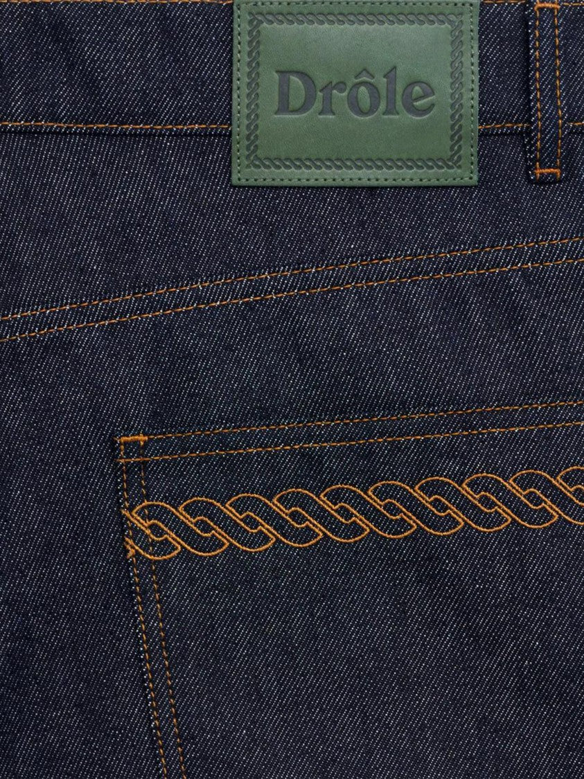Drôle De Monsieur Baggy Blue Denim Jeans