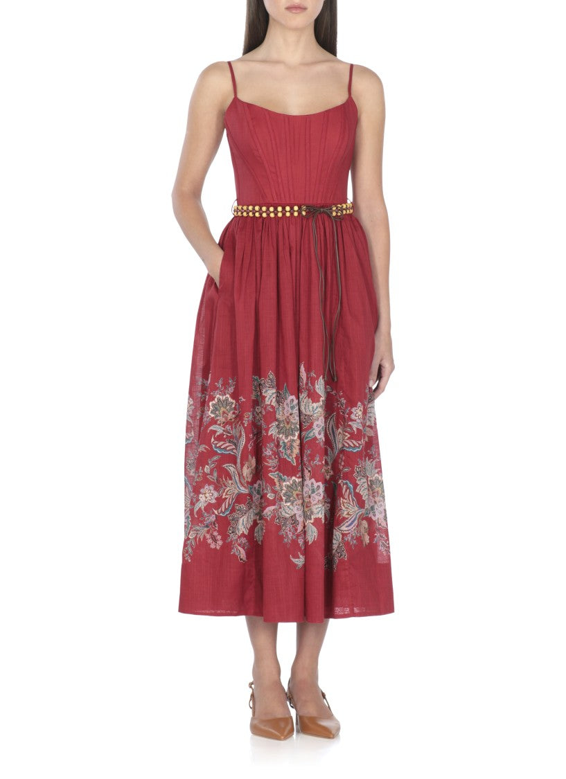 Zimmermann Rihannon Corset Midi Dress