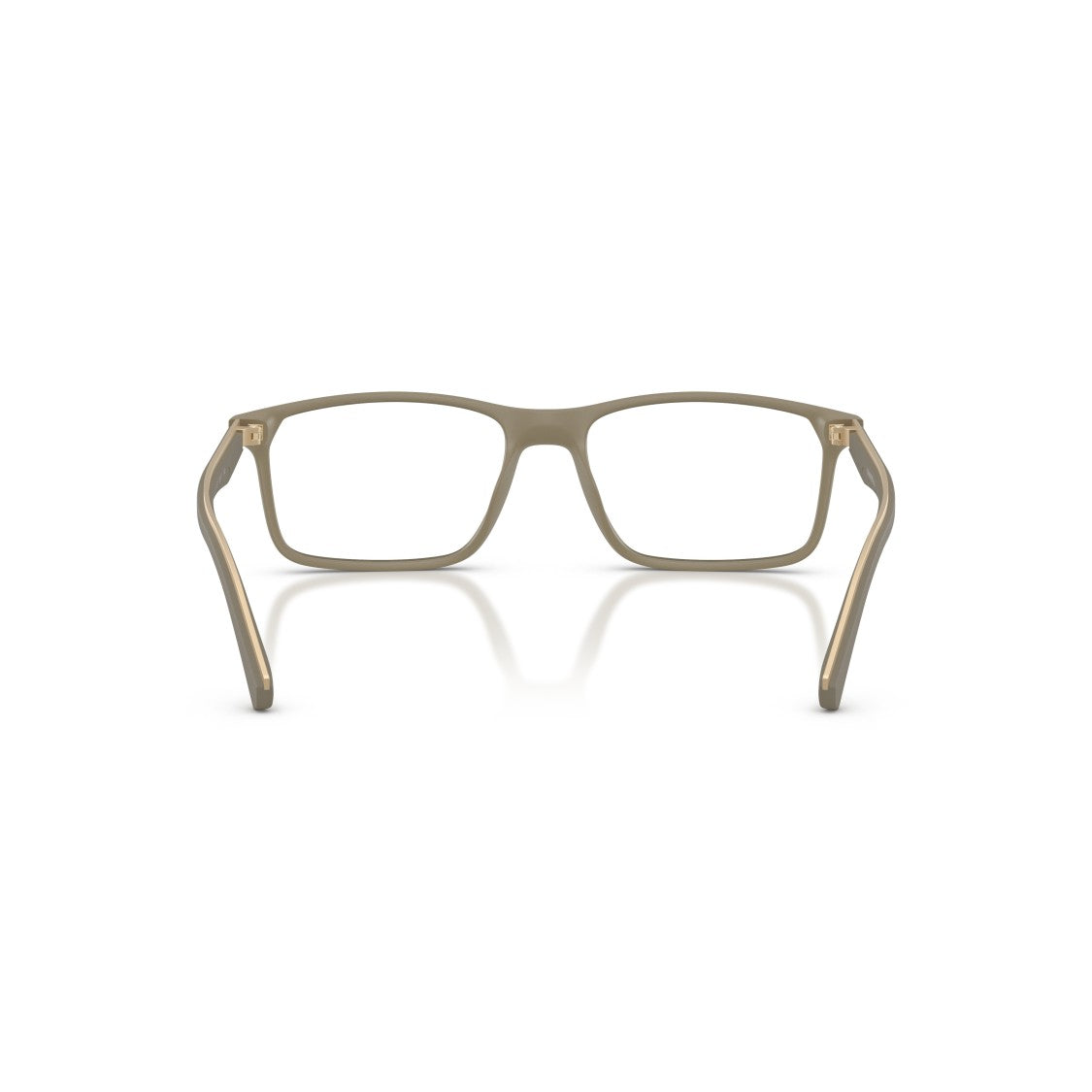 Emporio Armani 0Ea3266u Rectangular Matte Finish Eyeglasses With Subtle Logo