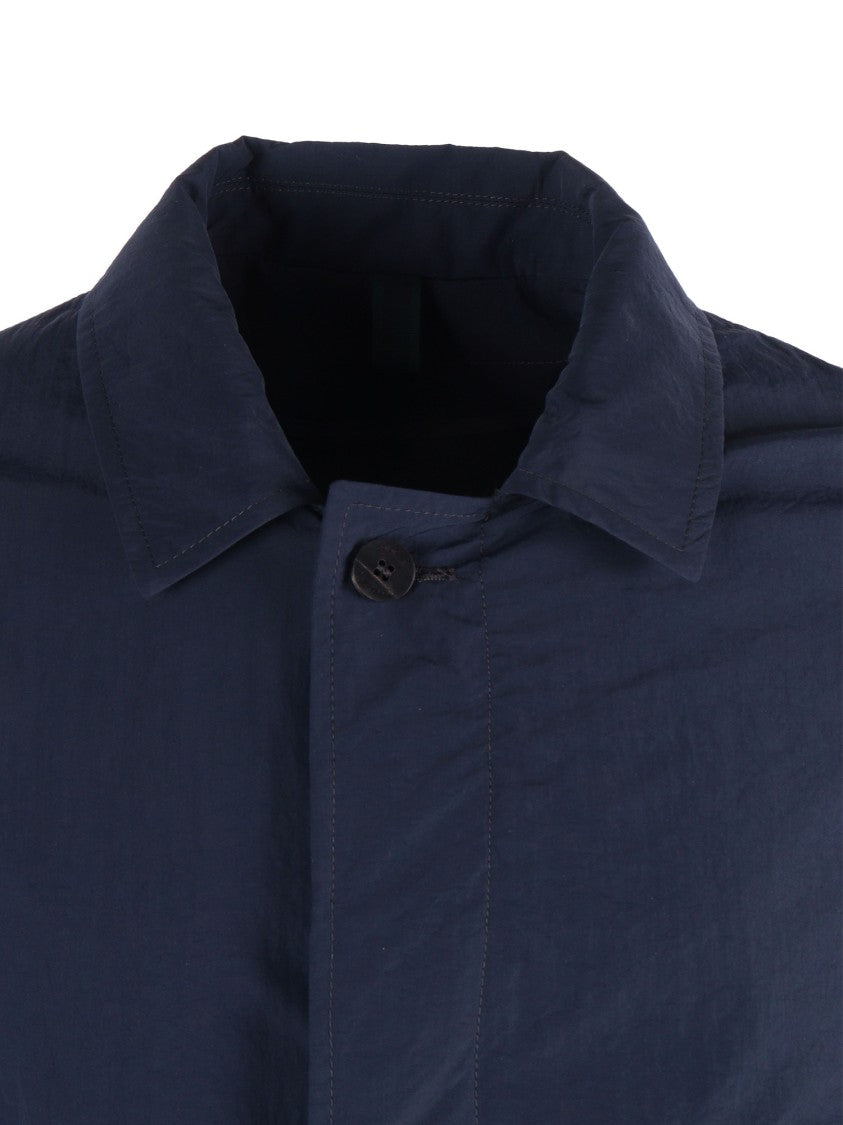 Camplin Concealed Button Mid Length Jacket