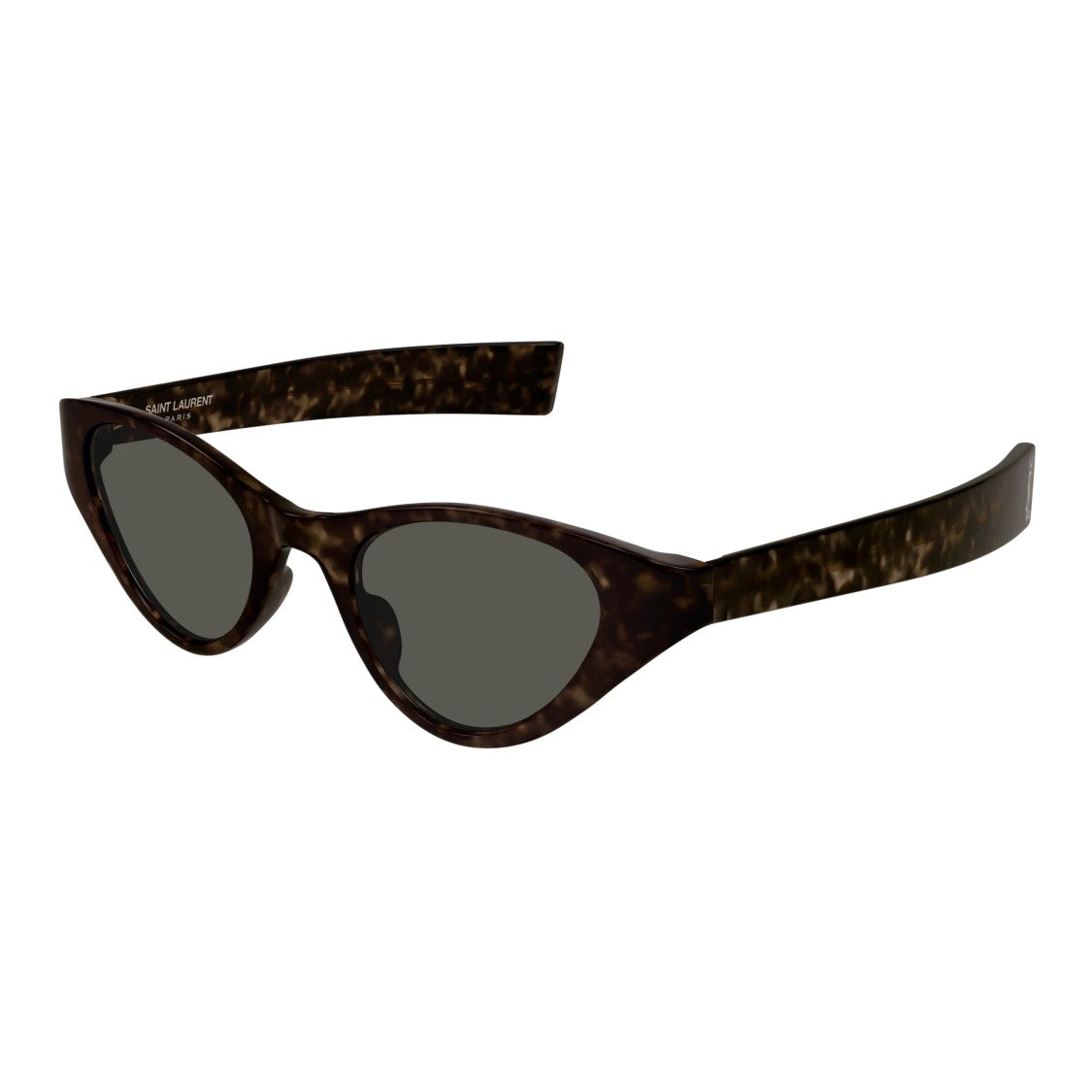 Saint Laurent Sl M144 Glossy Tortoiseshell Cat-Eye Sunglasses