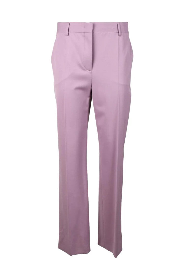 Alberta Ferretti Straight-Leg Trousers In Soft Virgin Wool Blend