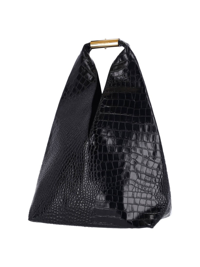 Mm6 By Maison Margiela Black Bag With Structured Silhouette