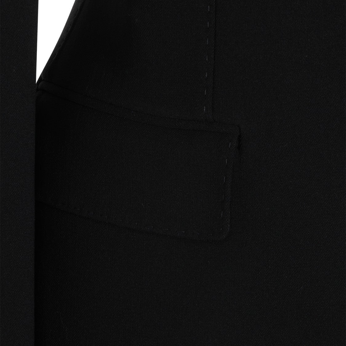 Dolce & Gabbana Black Fur Collar Tailored Jacket