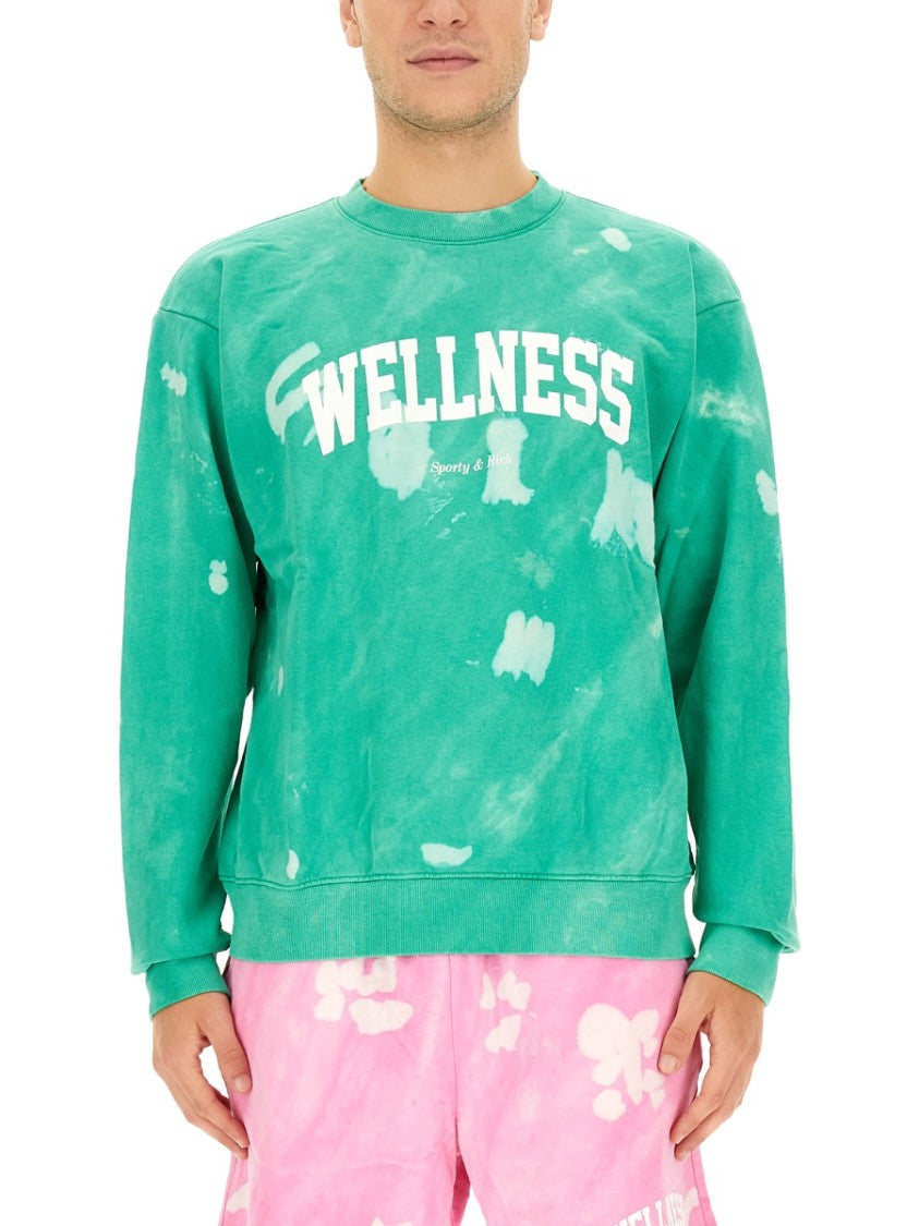 Sporty And Rich Relaxed Fit Tie-Dye Sweatshirt